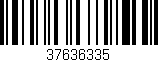 Código de barras (EAN, GTIN, SKU, ISBN): '37636335'
