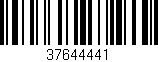 Código de barras (EAN, GTIN, SKU, ISBN): '37644441'