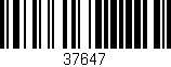 Código de barras (EAN, GTIN, SKU, ISBN): '37647'