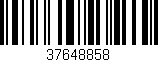 Código de barras (EAN, GTIN, SKU, ISBN): '37648858'