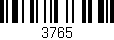 Código de barras (EAN, GTIN, SKU, ISBN): '3765'