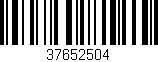 Código de barras (EAN, GTIN, SKU, ISBN): '37652504'