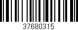 Código de barras (EAN, GTIN, SKU, ISBN): '37680315'