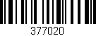 Código de barras (EAN, GTIN, SKU, ISBN): '377020'