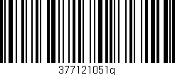 Código de barras (EAN, GTIN, SKU, ISBN): '377121051g'