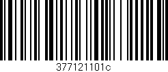 Código de barras (EAN, GTIN, SKU, ISBN): '377121101c'