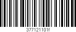 Código de barras (EAN, GTIN, SKU, ISBN): '377121101f'