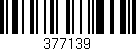 Código de barras (EAN, GTIN, SKU, ISBN): '377139'