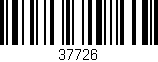 Código de barras (EAN, GTIN, SKU, ISBN): '37726'