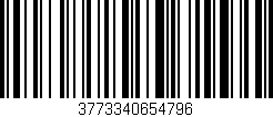 Código de barras (EAN, GTIN, SKU, ISBN): '3773340654796'