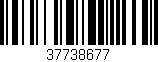 Código de barras (EAN, GTIN, SKU, ISBN): '37738677'