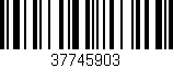 Código de barras (EAN, GTIN, SKU, ISBN): '37745903'