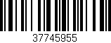 Código de barras (EAN, GTIN, SKU, ISBN): '37745955'
