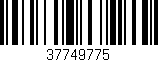Código de barras (EAN, GTIN, SKU, ISBN): '37749775'