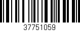 Código de barras (EAN, GTIN, SKU, ISBN): '37751059'