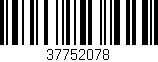 Código de barras (EAN, GTIN, SKU, ISBN): '37752078'