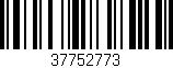 Código de barras (EAN, GTIN, SKU, ISBN): '37752773'