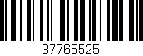 Código de barras (EAN, GTIN, SKU, ISBN): '37765525'