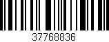 Código de barras (EAN, GTIN, SKU, ISBN): '37768836'