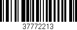 Código de barras (EAN, GTIN, SKU, ISBN): '37772213'