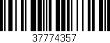 Código de barras (EAN, GTIN, SKU, ISBN): '37774357'