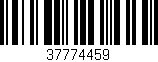 Código de barras (EAN, GTIN, SKU, ISBN): '37774459'