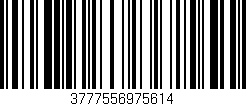 Código de barras (EAN, GTIN, SKU, ISBN): '3777556975614'