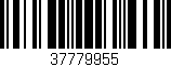 Código de barras (EAN, GTIN, SKU, ISBN): '37779955'