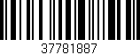 Código de barras (EAN, GTIN, SKU, ISBN): '37781887'