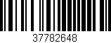 Código de barras (EAN, GTIN, SKU, ISBN): '37782648'