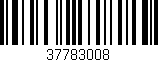 Código de barras (EAN, GTIN, SKU, ISBN): '37783008'