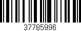 Código de barras (EAN, GTIN, SKU, ISBN): '37785996'
