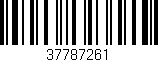 Código de barras (EAN, GTIN, SKU, ISBN): '37787261'