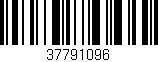 Código de barras (EAN, GTIN, SKU, ISBN): '37791096'