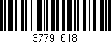 Código de barras (EAN, GTIN, SKU, ISBN): '37791618'