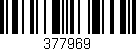 Código de barras (EAN, GTIN, SKU, ISBN): '377969'
