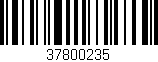 Código de barras (EAN, GTIN, SKU, ISBN): '37800235'