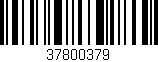 Código de barras (EAN, GTIN, SKU, ISBN): '37800379'