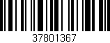 Código de barras (EAN, GTIN, SKU, ISBN): '37801367'