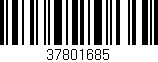Código de barras (EAN, GTIN, SKU, ISBN): '37801685'