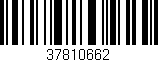 Código de barras (EAN, GTIN, SKU, ISBN): '37810662'