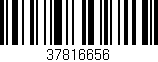 Código de barras (EAN, GTIN, SKU, ISBN): '37816656'