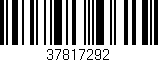 Código de barras (EAN, GTIN, SKU, ISBN): '37817292'