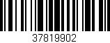 Código de barras (EAN, GTIN, SKU, ISBN): '37819902'