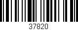 Código de barras (EAN, GTIN, SKU, ISBN): '37820'
