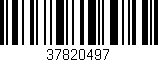 Código de barras (EAN, GTIN, SKU, ISBN): '37820497'