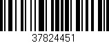 Código de barras (EAN, GTIN, SKU, ISBN): '37824451'