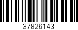 Código de barras (EAN, GTIN, SKU, ISBN): '37826143'