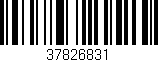 Código de barras (EAN, GTIN, SKU, ISBN): '37826831'