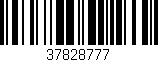 Código de barras (EAN, GTIN, SKU, ISBN): '37828777'
